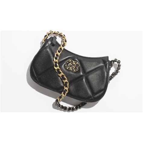 chanel black boy bag gold chain|Chanel 19 clutch with chain.